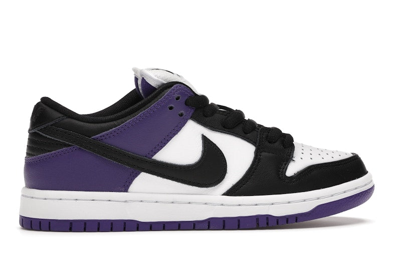 Nike SB Dunk Low Court Purple, vista a 360 gradi 36 di 36