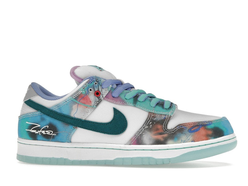 Nike SB Dunk Low Futura Laboratories Bleached Aqua, vista a 360 gradi 2 di 36