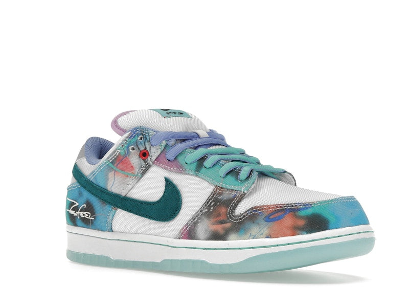 Nike SB Dunk Low Futura Laboratories Bleached Aqua, vista a 360 gradi 5 di 36