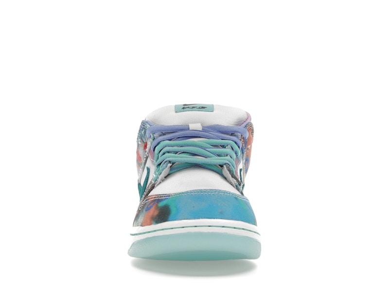 Nike SB Dunk Low Futura Laboratories Bleached Aqua, vista a 360 gradi 10 di 36