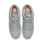 Nike SB Dunk Low Pro ISO Orange Label Wolf Grey Gum - vue dessus