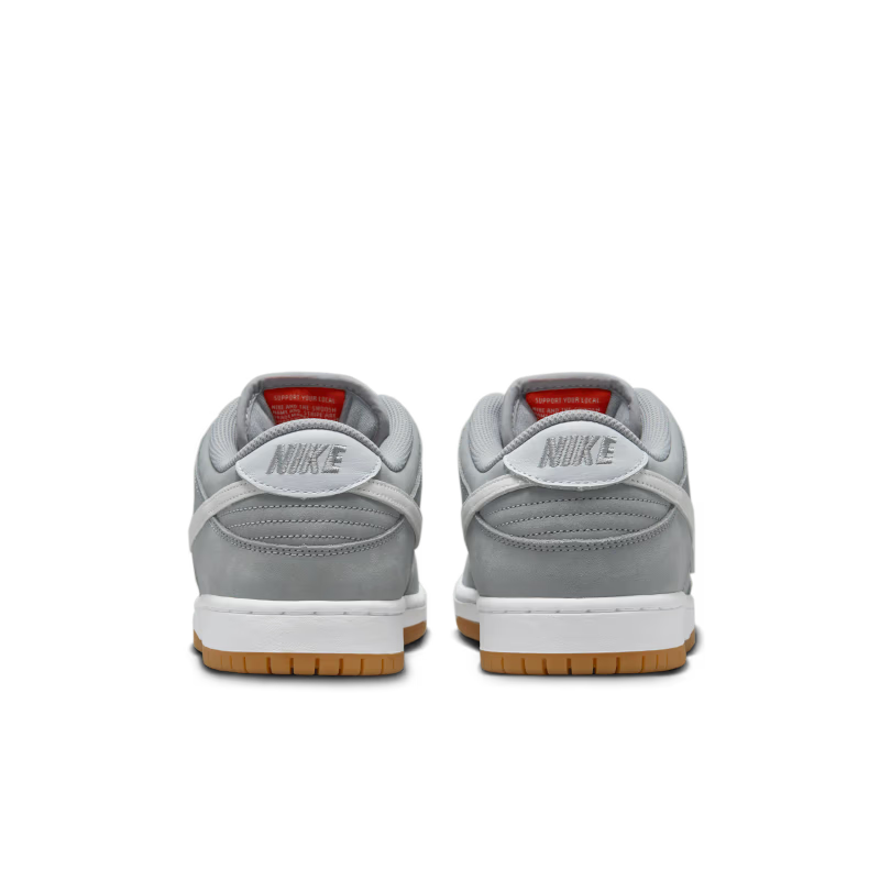 Nike SB Dunk Low Pro ISO Orange Label Wolf Grey Gum - vue arriere