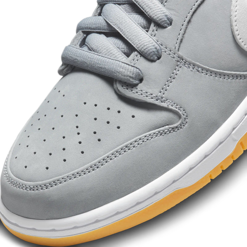 Nike SB Dunk Low Pro ISO Orange Label Wolf Grey Gum - vue detail