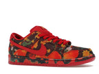 Nike SB Dunk Low The Wizard Of Oz Poppy Field, vista a 360 gradi 3 di 36