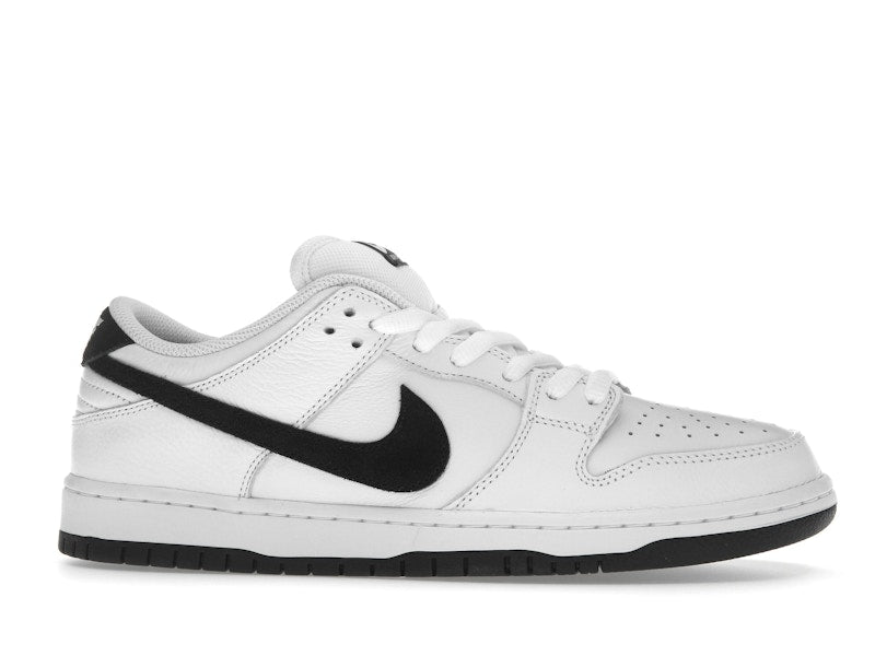 Nike SB Dunk Low White Black, vista a 360 gradi 2 di 36