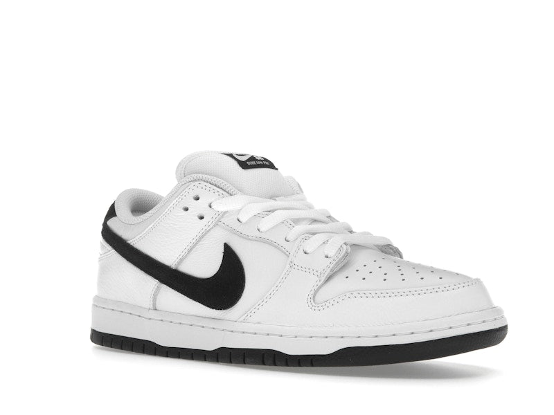 Nike SB Dunk Low White Black, vista a 360 gradi 5 di 36