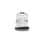Nike SB Dunk Low White Black, vista a 360 gradi 10 di 36