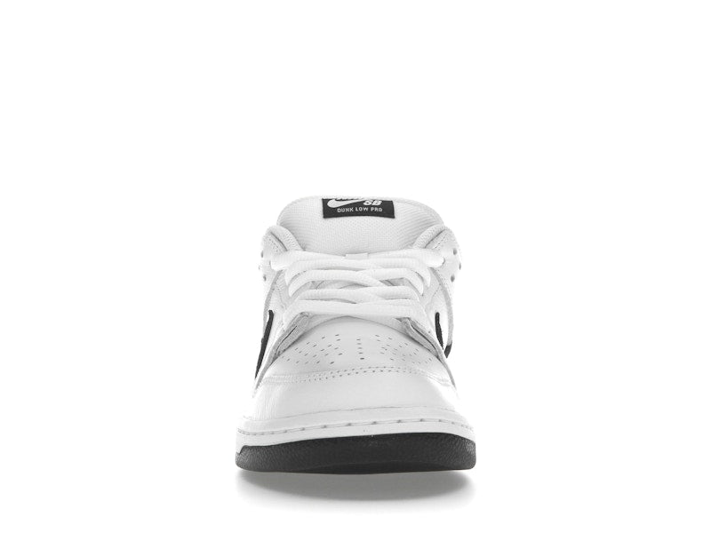 Nike SB Dunk Low White Black, vista a 360 gradi 10 di 36