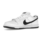 Nike SB Dunk Low White Black, vista a 360 gradi 16 di 36