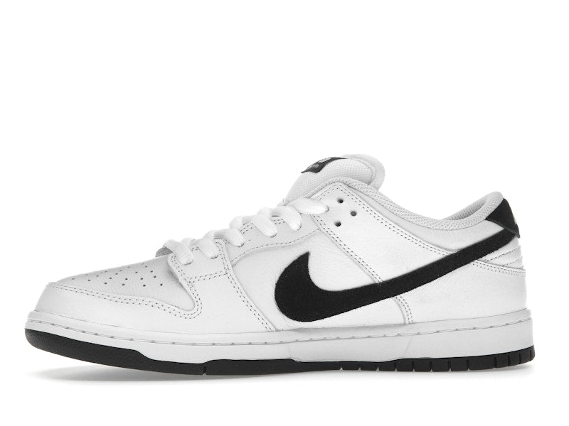 Nike SB Dunk Low White Black, vista a 360 gradi 18 di 36