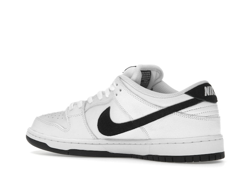 Nike SB Dunk Low White Black, vista a 360 gradi 22 di 36