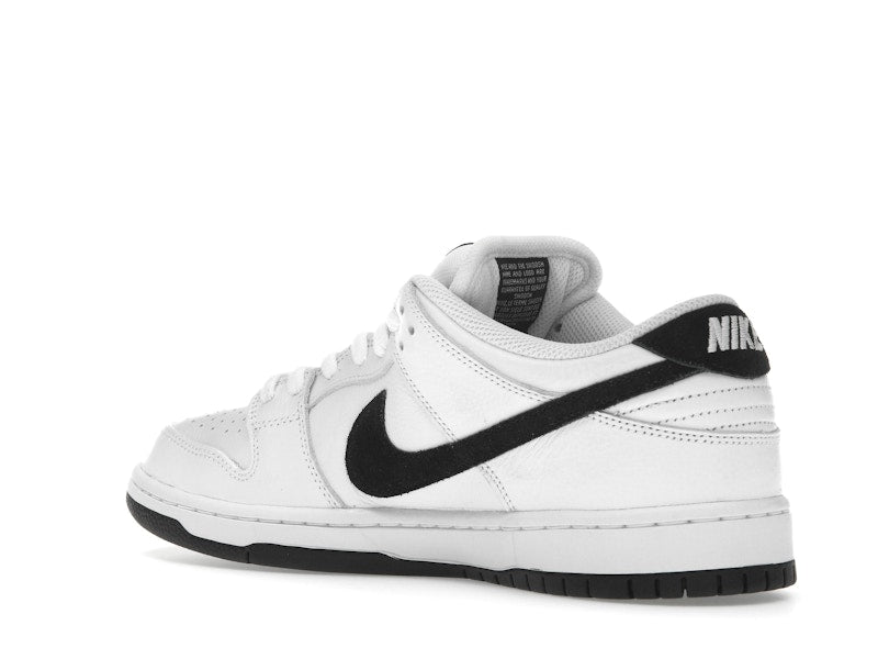 Nike SB Dunk Low White Black, vista a 360 gradi 23 di 36