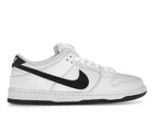 Nike SB Dunk Low White Black, vista a 360 gradi 36 di 36