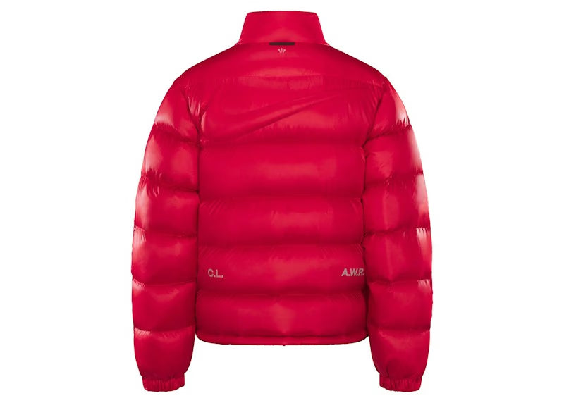 Nike x Drake NOCTA Sunset Puffer Jacket Red - vue vue 2