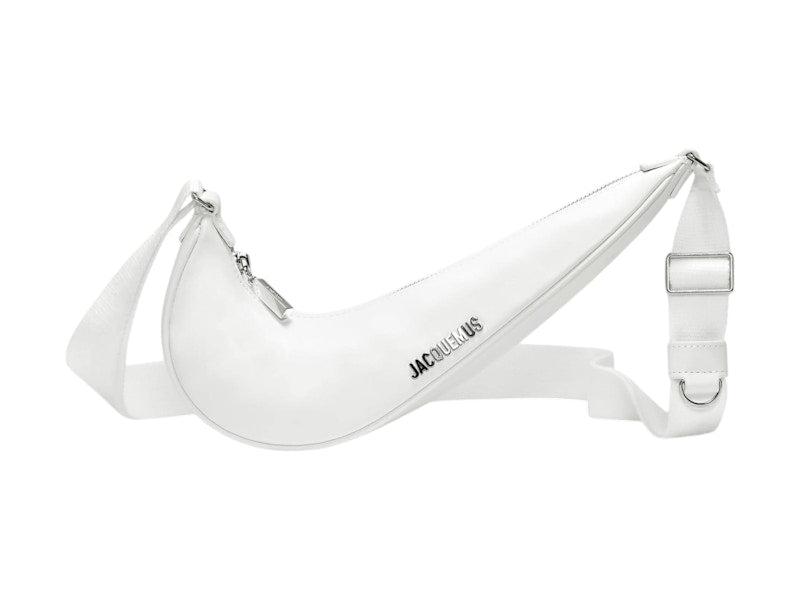 Nike X Jacquemus Le Swoosh Crossbody Bag White White Shiny Silver - DQ0324-100