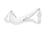 Nike X Jacquemus Le Swoosh Crossbody Bag White White Shiny Silver - DQ0324-100