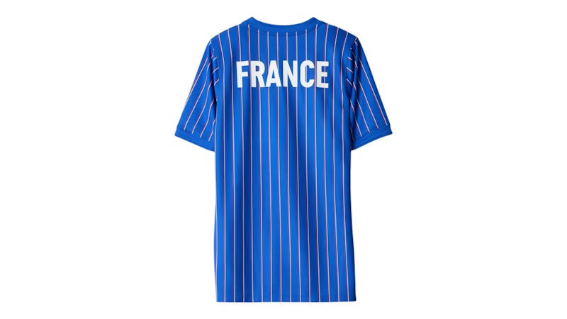 Nike x Jacquemus x France Pre Match Jersey Blue Stripe - vue vue 2