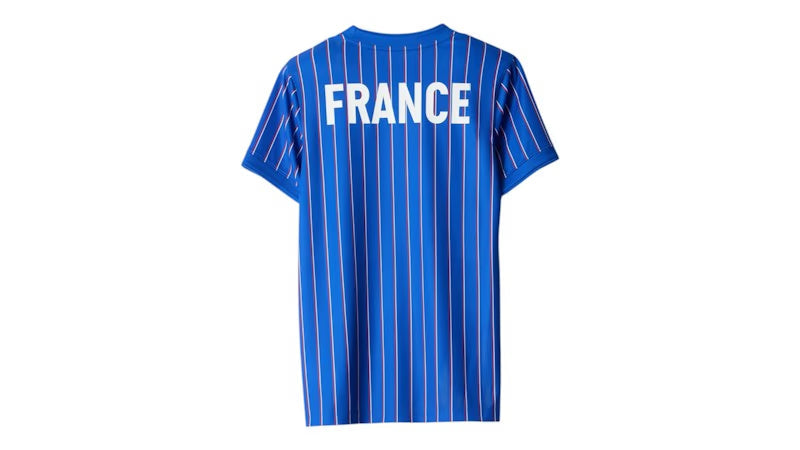Nike x Jacquemus x France Women Pre Match Jersey Blue Stripe - vue vue 2