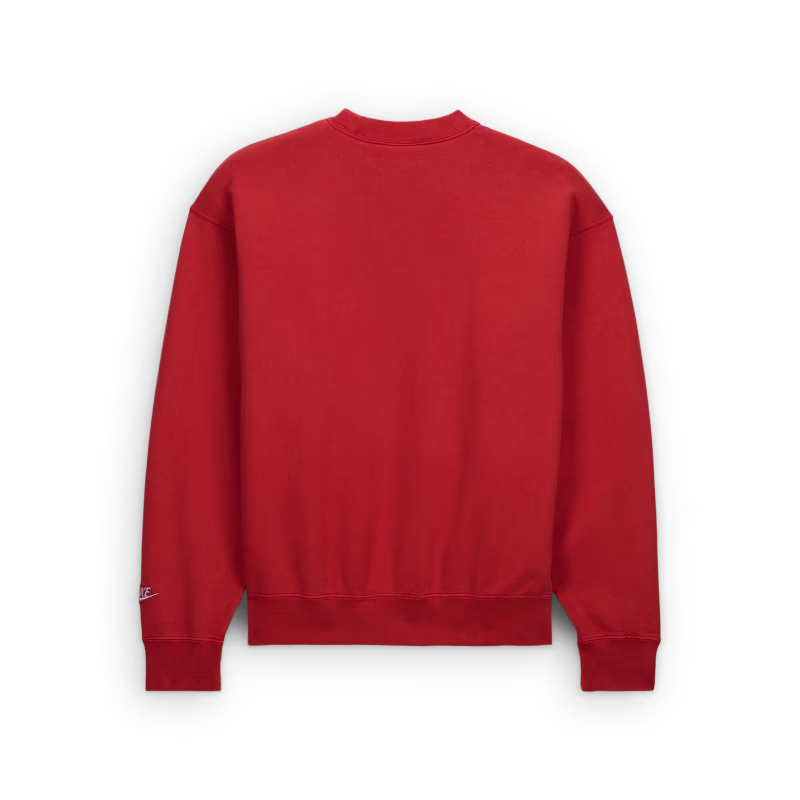 Nike x Nigo NRG Fleece Crew Sweatshirt Red - vue semelle