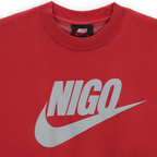 Nike x Nigo NRG Fleece Crew Sweatshirt Red - vue interieur