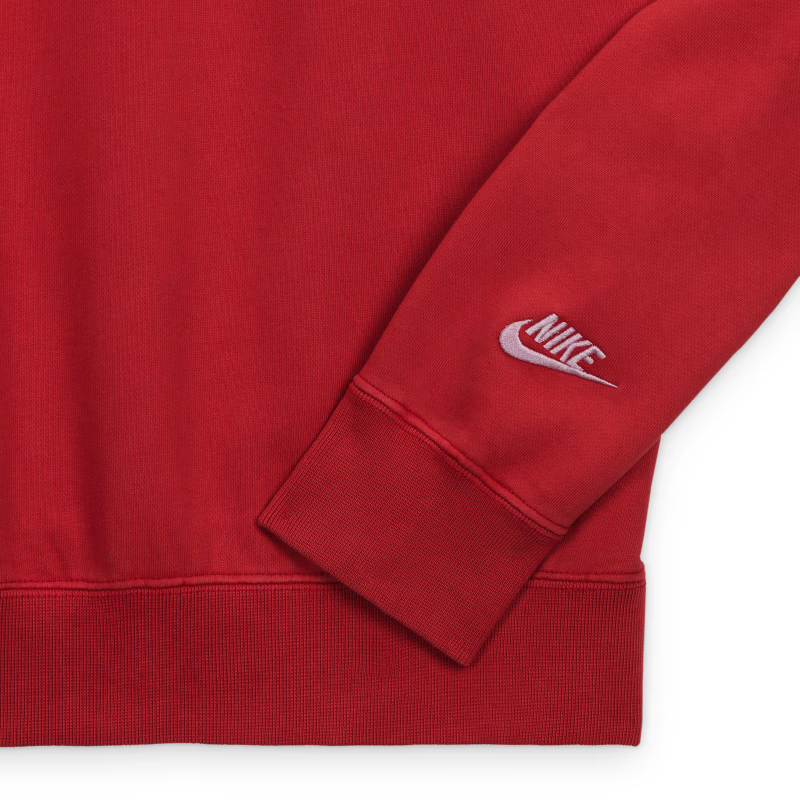Nike x Nigo NRG Fleece Crew Sweatshirt Red - vue dessus