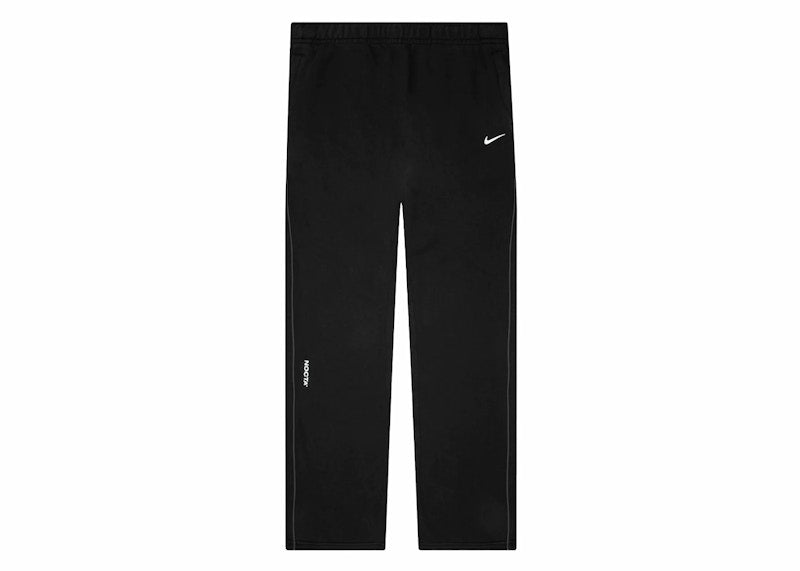 Nike X Nocta Fleece Cs Open Hem Sweatpant Black - nike-x-nocta-fleece-cs-open-hem-sweatpant-black