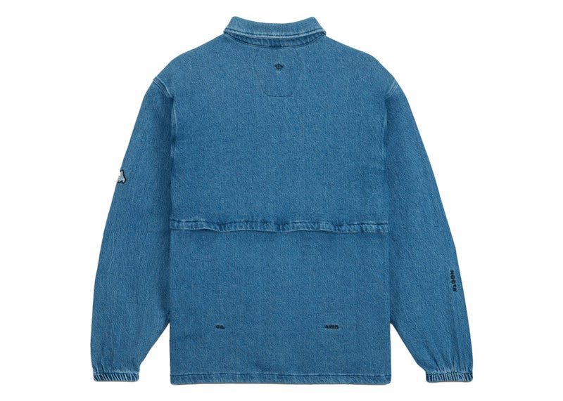 Nike x NOCTA Opal Lily Pad Denim Shirt Blue Denim - vue vue 2