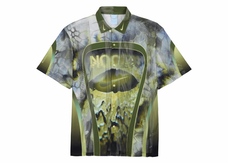 Nike X Nocta Opal Tito Neeks Button Down Pilgrim Oil Green Black - FV1939-378