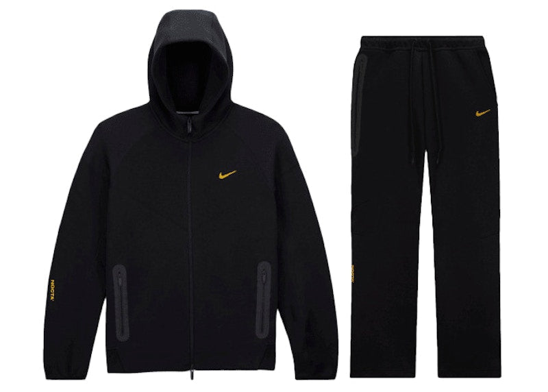 Nike X Nocta Tech Fleece Hoodie Joggers Set Black - nike-x-nocta-tech-fleece-hoodie-joggers-set-black