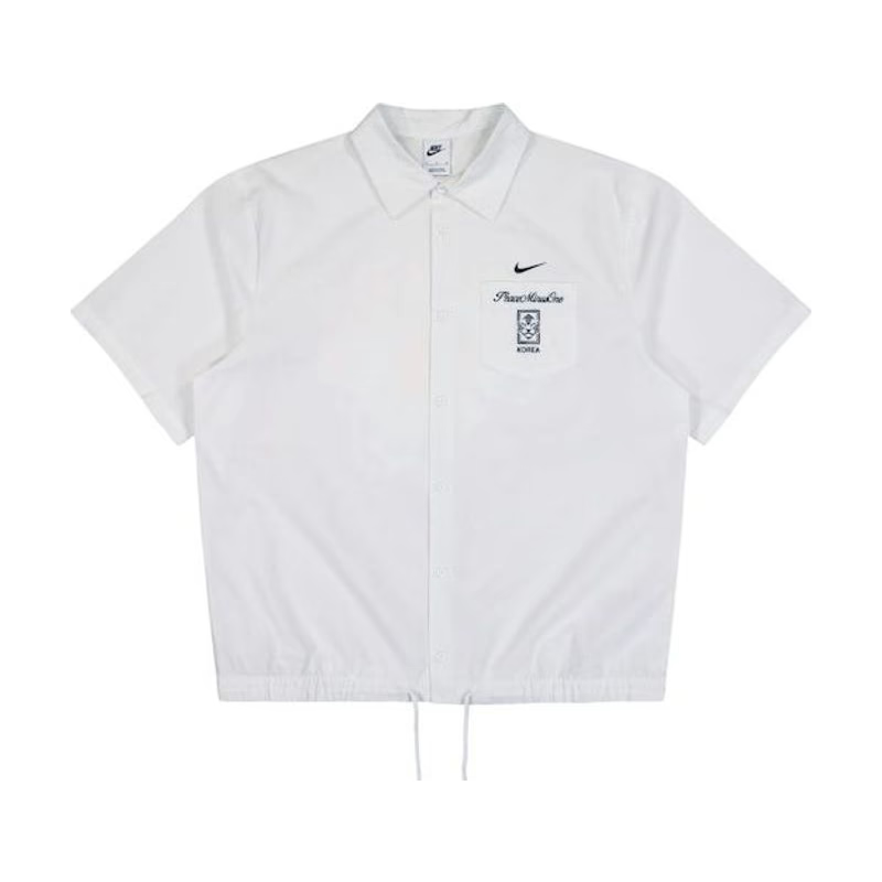 Nike x PEACEMINUSONE Korea Club SS Venice Top White - IM3219-100-S - image principale