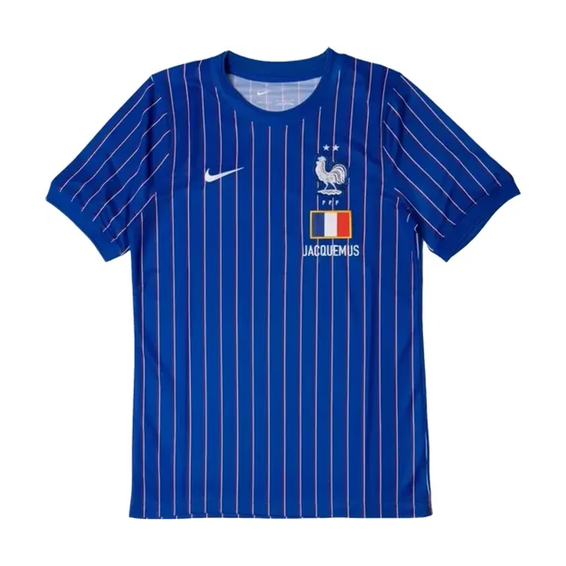 Nike x Jacquemus x France Pre Match Jersey Blue Stripe - IH1674-480-XS - image principale