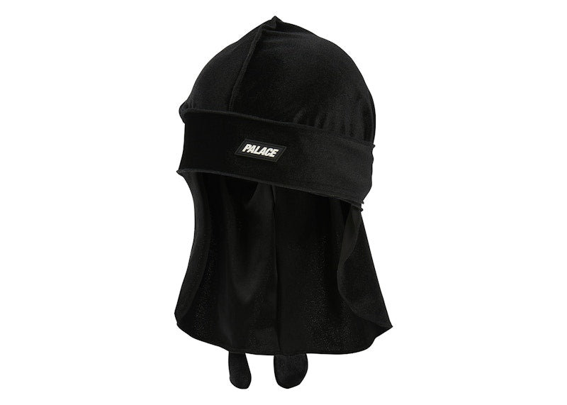 Palace Velvet Durag Black - palace-velvet-durag-black