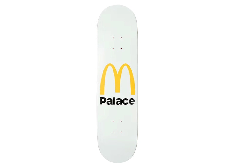 Palace X Mcdonalds Logo T Shirt White - palace-x-mcdonalds-logo-t-shirt-white