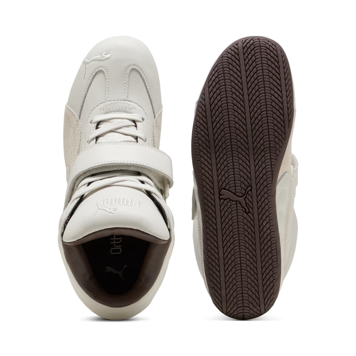 Puma Speedcat Wedge White Brown (Women's) - vue arriere