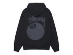 Stussy 8 Ball Pigment Dyed Hoodie Black - stussy-8-ball-pigment-dyed-hoodie-black