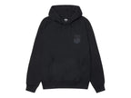 Stussy 8 Ball Pigment Dyed Hoodie Black - vue vue 2