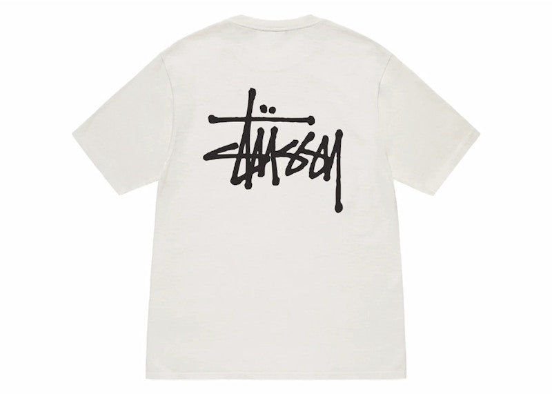 Stussy Basic Stussy Pigment Dyed T Shirt Natural - 1904879-NATL/1905001-1002