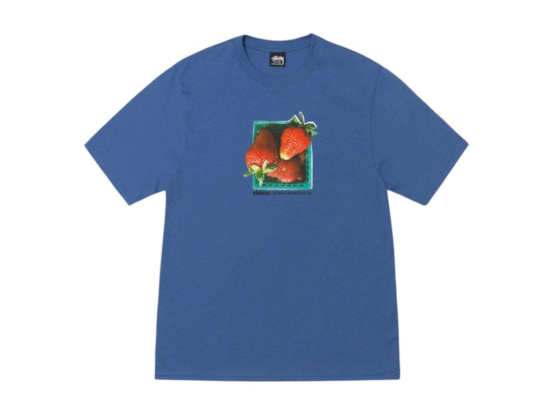 Stussy Berries Tee Blue - 1905108 BLUE