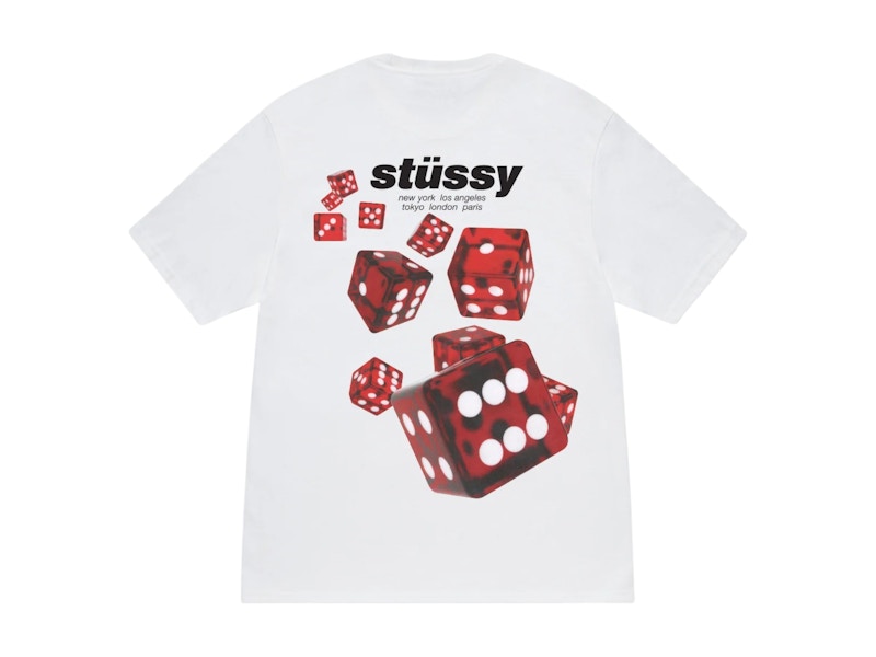 Stussy Rollers Tee White - stussy-rollers-tee-white