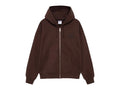 Stussy X Nike Stone Washed Fleece Zip Hoodie Fw25 Dark Cinder - FJ9175261-DACI