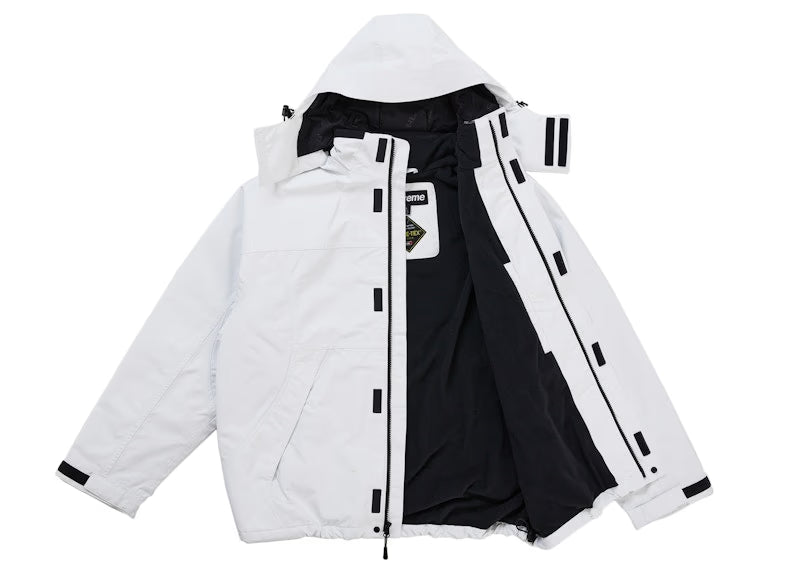 Supreme AOI GORE-TEX Hooded Jacket White - vue 2