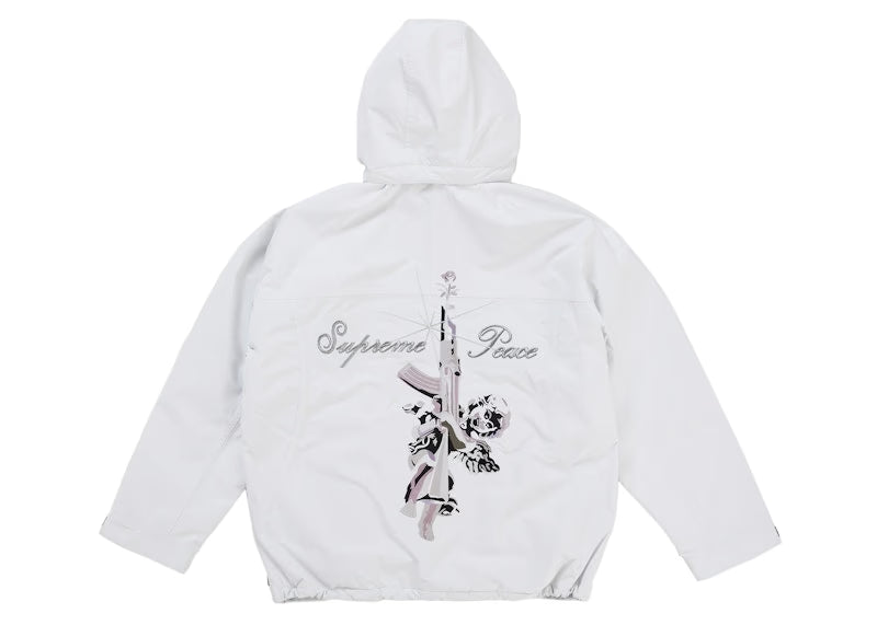 Supreme AOI GORE-TEX Hooded Jacket White - vue 3