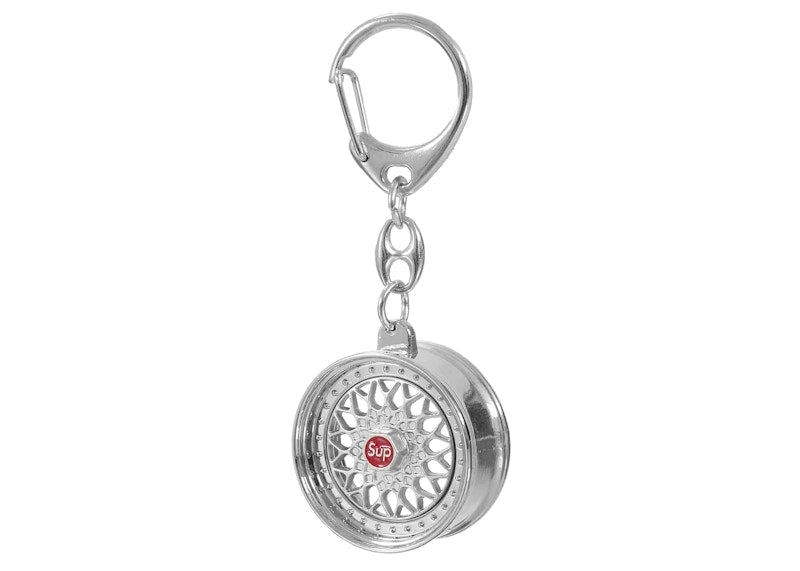 Supreme Bbs Rs Rim Keychain Silver - supreme-bbs-rs-rim-keychain-silver
