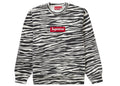 Supreme Box Logo Crewneck Fw22 Zebra - supreme-box-logo-crewneck-fw22-zebra