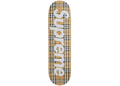 Supreme Burberry Skateboard Deck Brown - supreme-burberry-skateboard-deck-brown