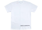 Supreme Comme des Garcons SHIRT Split Box Logo Tee White - vue vue 2