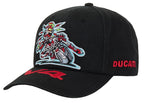 Supreme Ducati 6 Panel Hat Black - supreme-ducati-6-panel-hat-black