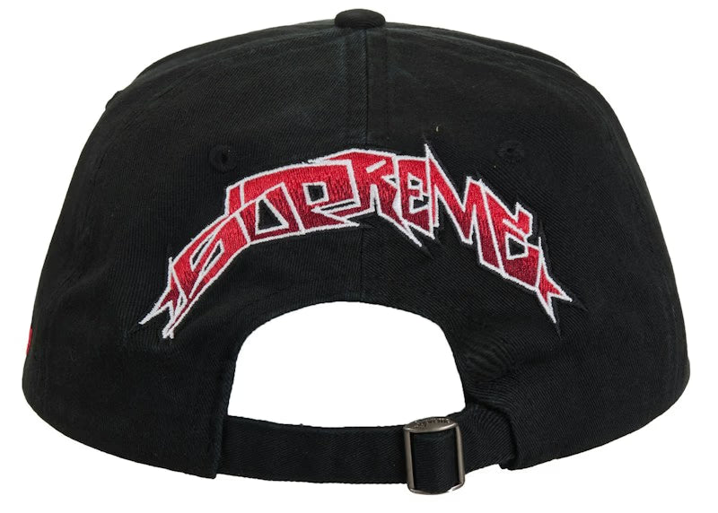 Supreme Ducati 6 Panel Hat Black - vue vue 3