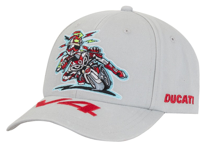 Supreme Ducati 6 Panel Hat Grey