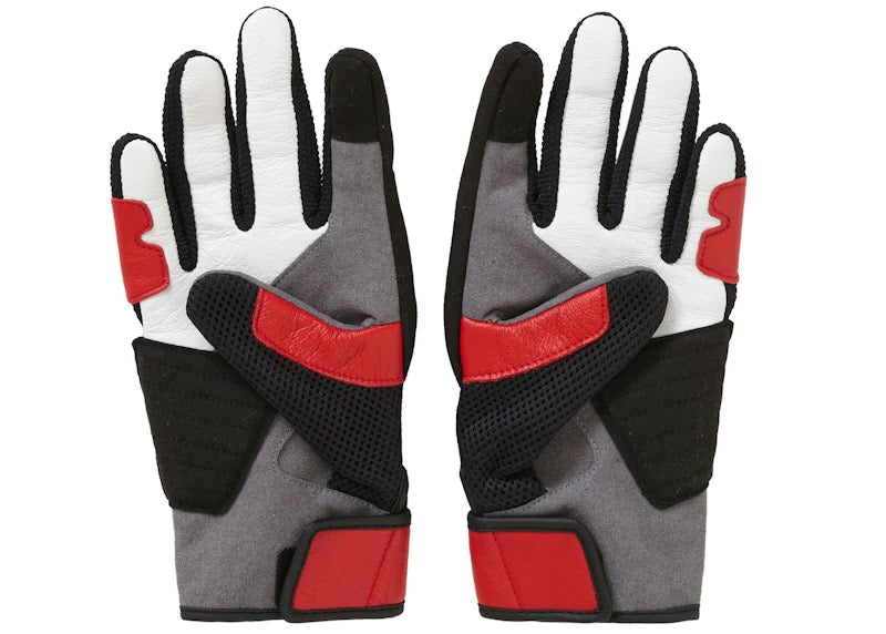 Supreme Ducati C1 Leather Gloves Red - vue vue 2